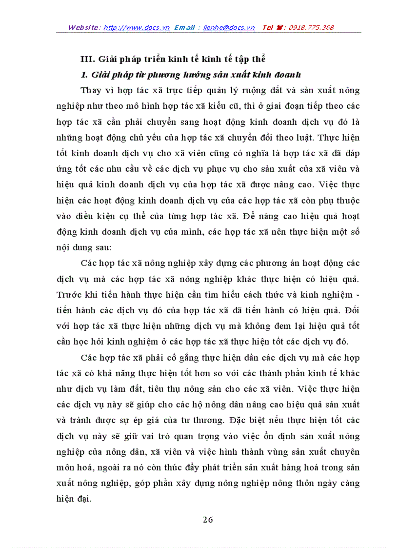 image for page Thực trạng và giải pháp để phát triển kinh tế tập thể ở nước ta hiện nay