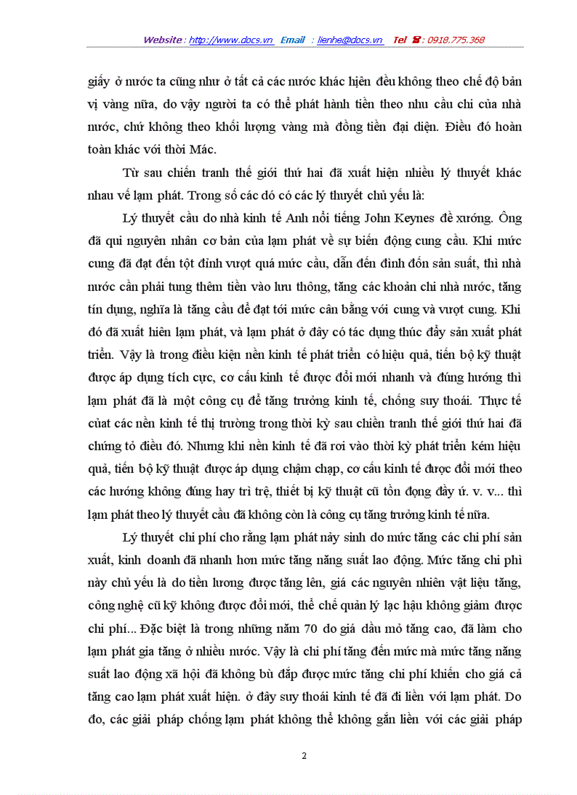 image for page Lạm phát ở việt nam thực trạng và đặc trưng