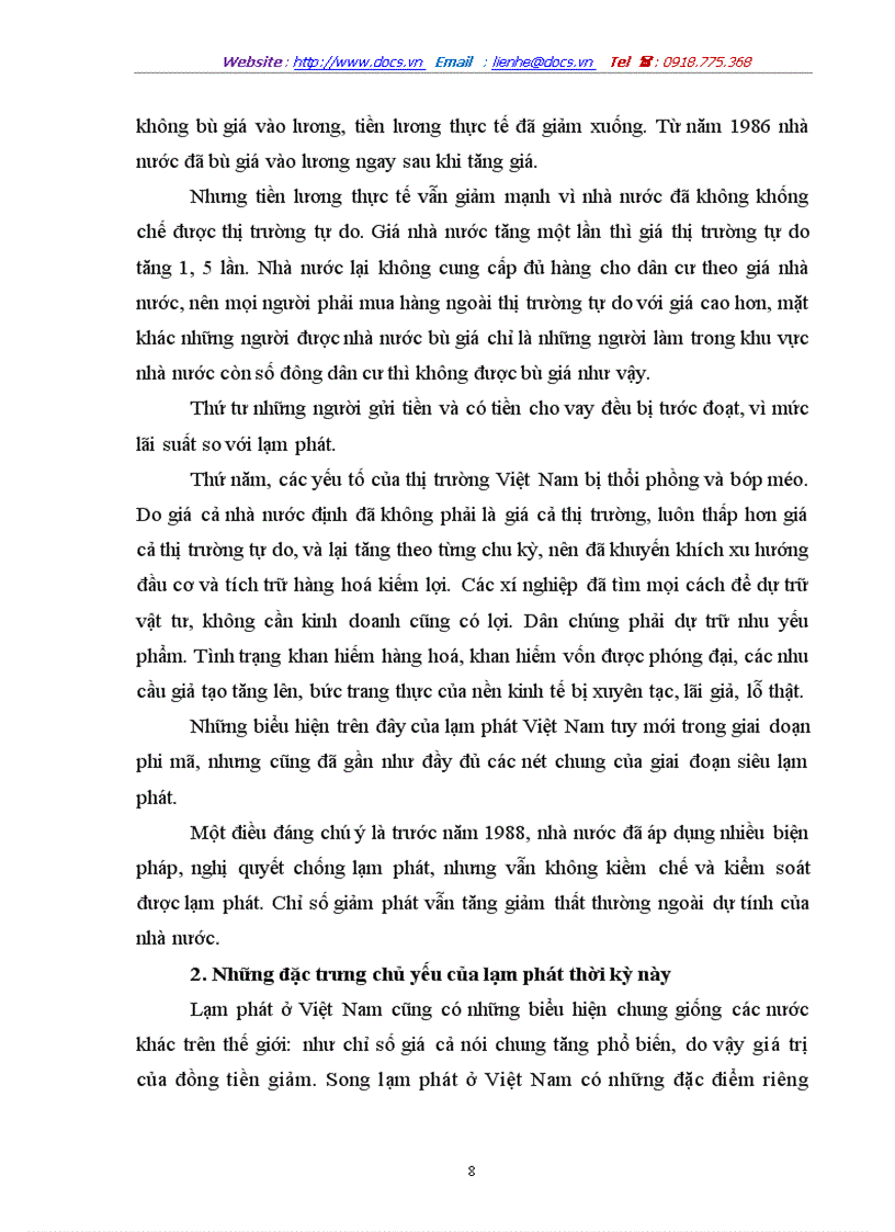 image for page Lạm phát ở việt nam thực trạng và đặc trưng