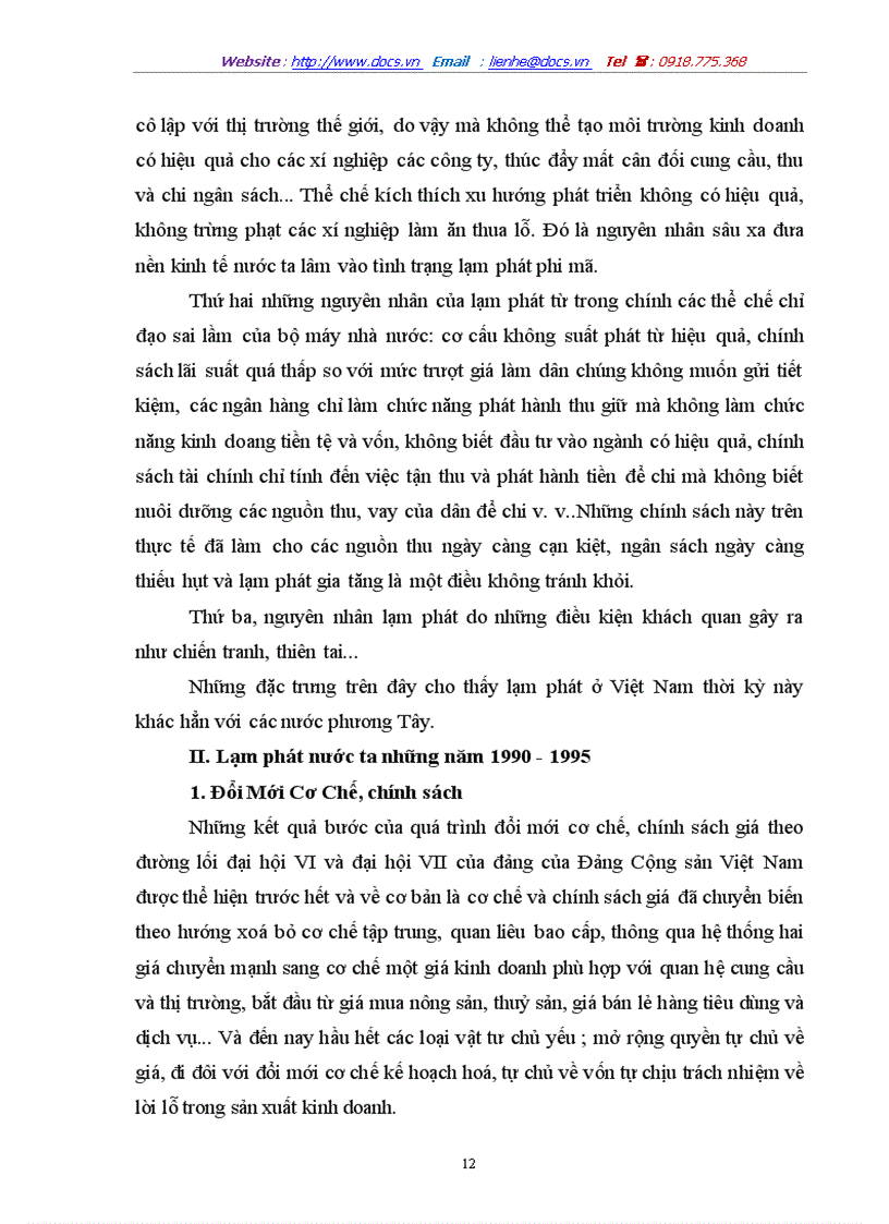 image for page Lạm phát ở việt nam thực trạng và đặc trưng