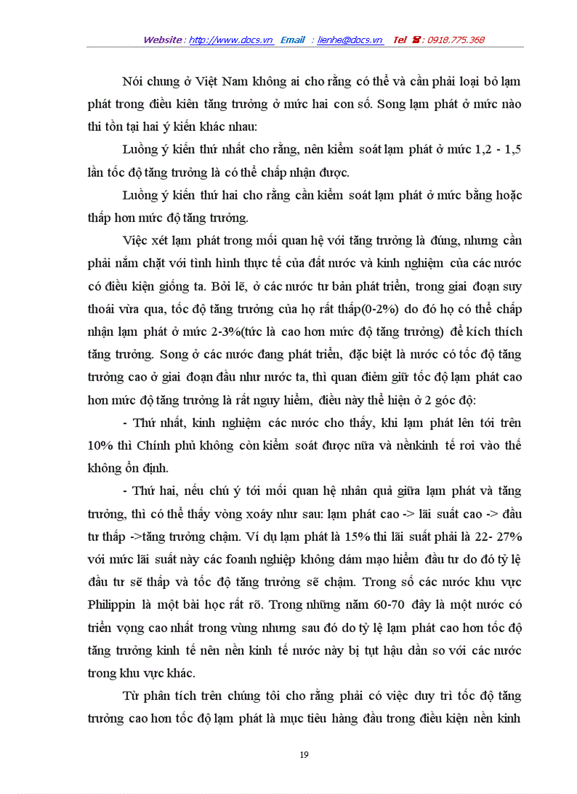 image for page Lạm phát ở việt nam thực trạng và đặc trưng