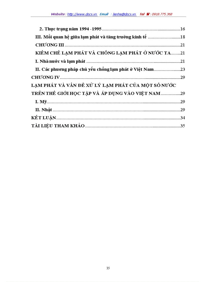 image for page Lạm phát ở việt nam thực trạng và đặc trưng