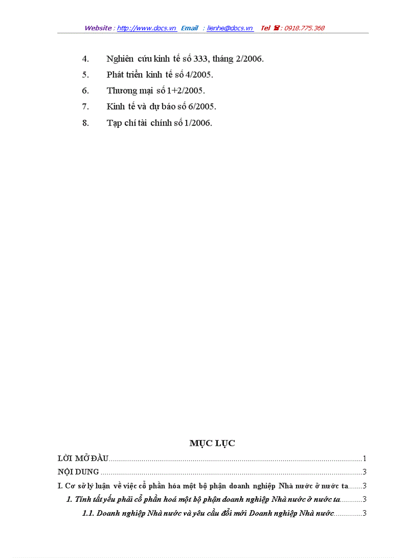 image for page Một số biện pháp nhằm tiếp tục đẩy mạnh quá trình cổ phần hoá trong một bộ phận Doanh nghiệp Nhà nước ở nước ta trong giai đoạn hiện nay