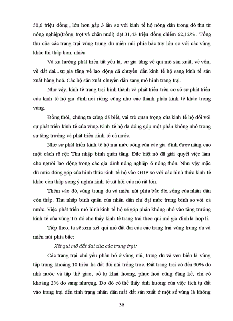 image for page Tình hình đầu tư phát triển kinh tế trang trại miền núi phía bắc