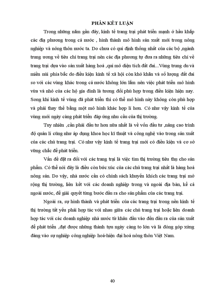 image for page Tình hình đầu tư phát triển kinh tế trang trại miền núi phía bắc