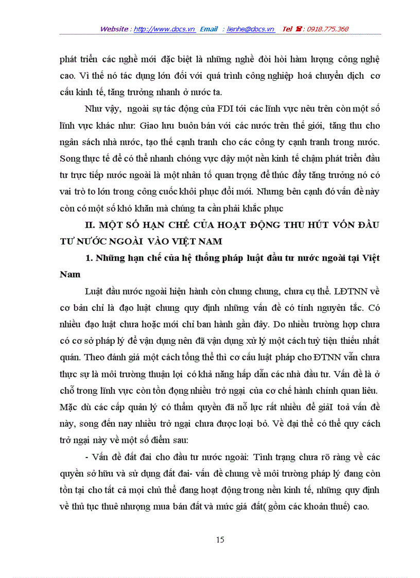 image for page Tác động của vốn đầu tư nước ngoài vào Việt Nam trong thời kỳ CNH HĐH