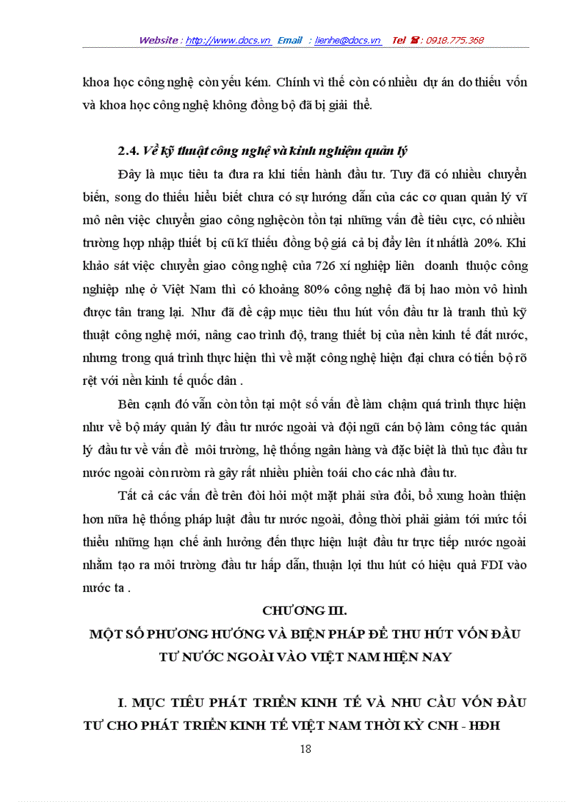 image for page Tác động của vốn đầu tư nước ngoài vào Việt Nam trong thời kỳ CNH HĐH