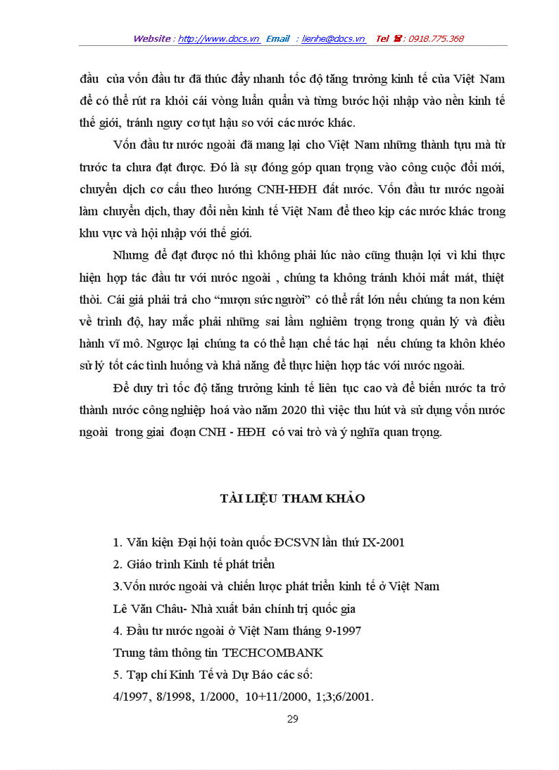 image for page Tác động của vốn đầu tư nước ngoài vào Việt Nam trong thời kỳ CNH HĐH