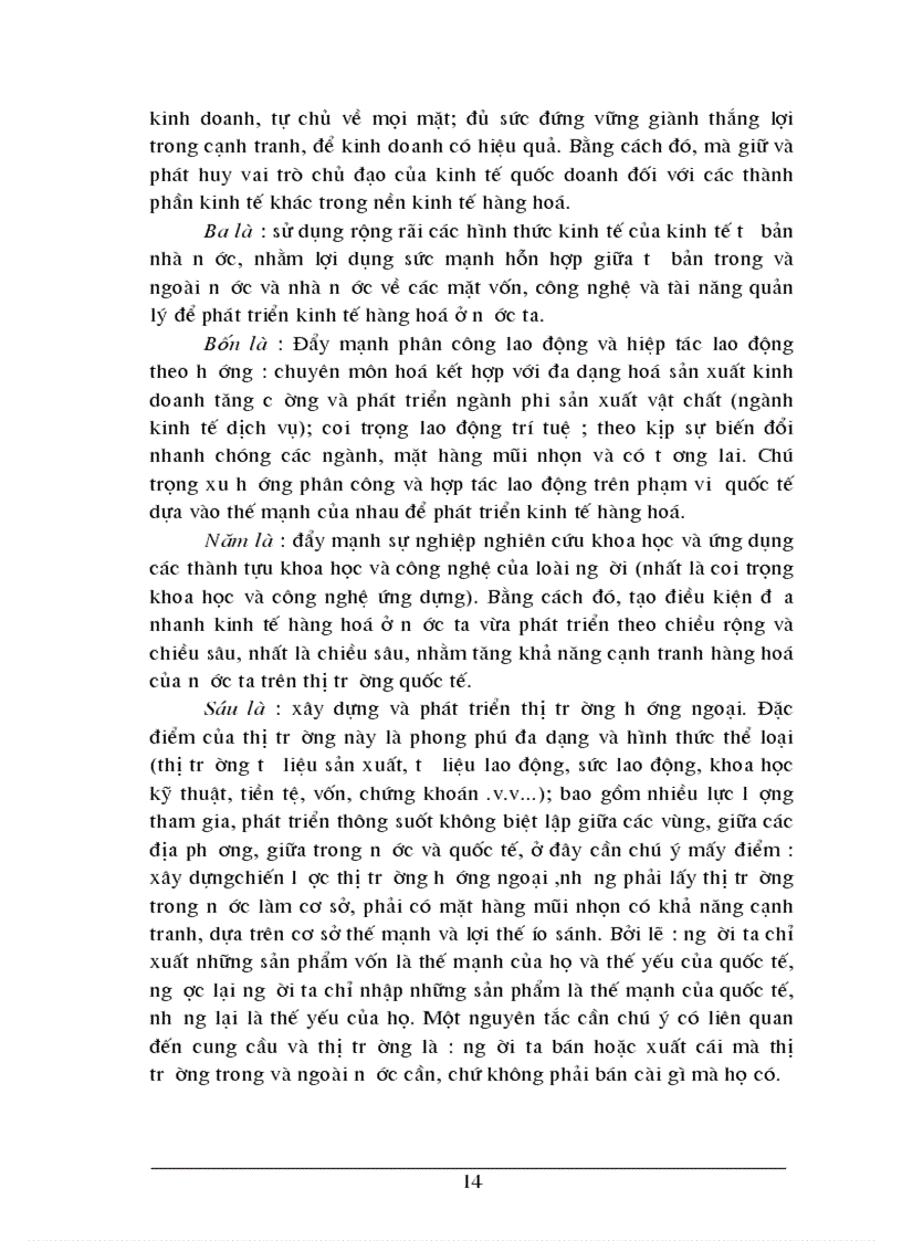 image for page Giải pháp nâng cao sức cạnh tranh của hàng hoá đối với các doanh nghiệp trong nền kinh tế thị trường ở nước ta hiện nay