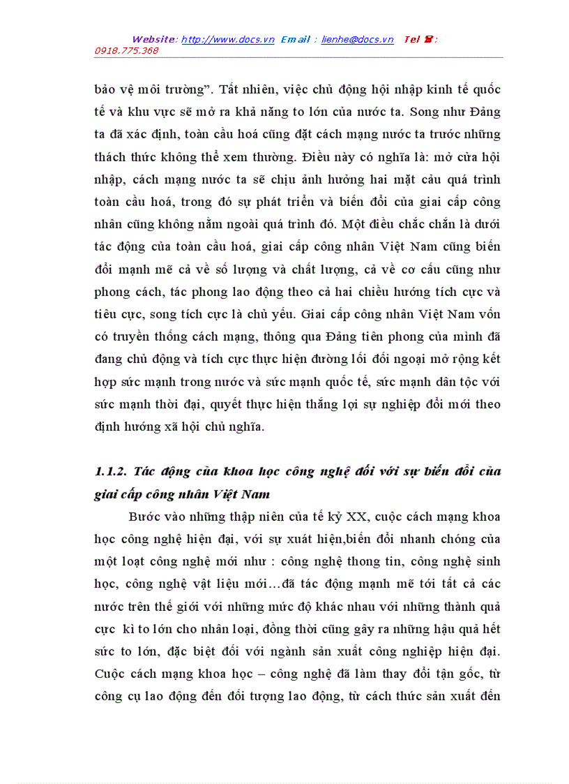 image for page Xu hướng biến đổi của giai cấp công nhân Việt Nam trong sự nghiệp công nghiệp hoá hiện đại hoá đất nước