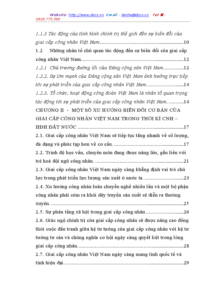 image for page Xu hướng biến đổi của giai cấp công nhân Việt Nam trong sự nghiệp công nghiệp hoá hiện đại hoá đất nước