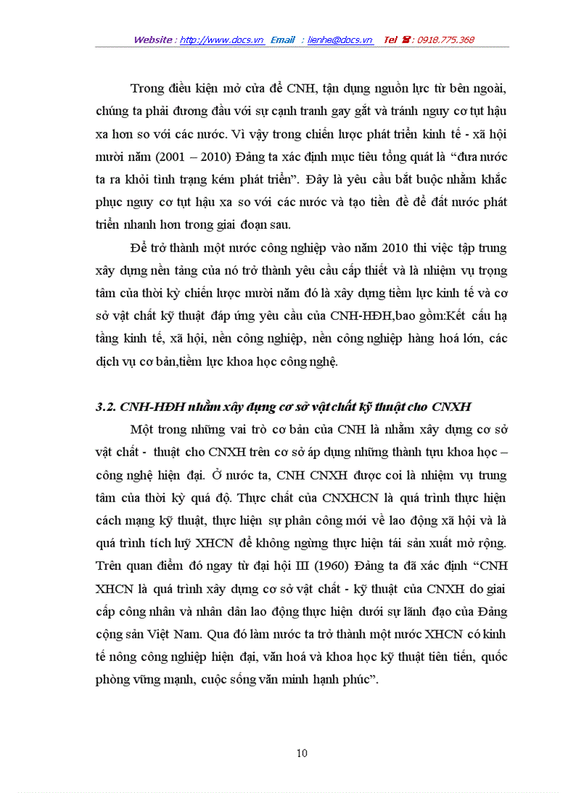 image for page Tại sao Đảng ta xác định CNH HĐH là nhiệm vụ trung tâm trong thời kỳ quá độ