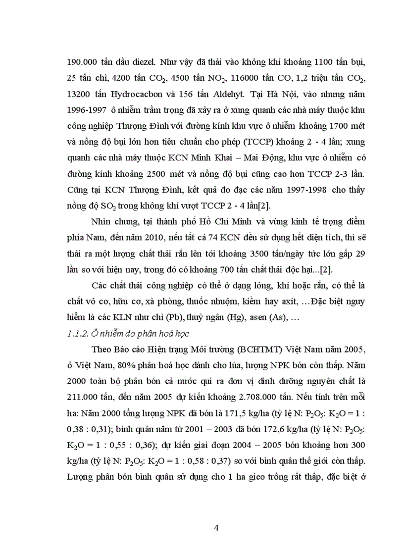 image for page Nghiên cứu sự tích luỹ kim loại nặng trong đất nông nghiệp và nước mặt xung quang khu công nghiệp Đình Trám tỉnh Bắc Giang
