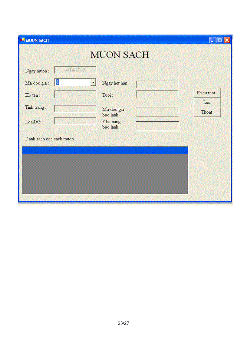 image for page Phần mềm quản lý thư viện