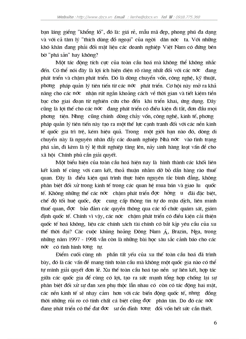 image for page Việt Nam trong quá trình hội nhập kinh tế