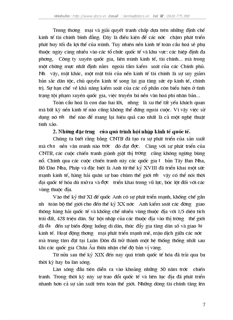 image for page Việt Nam trong quá trình hội nhập kinh tế