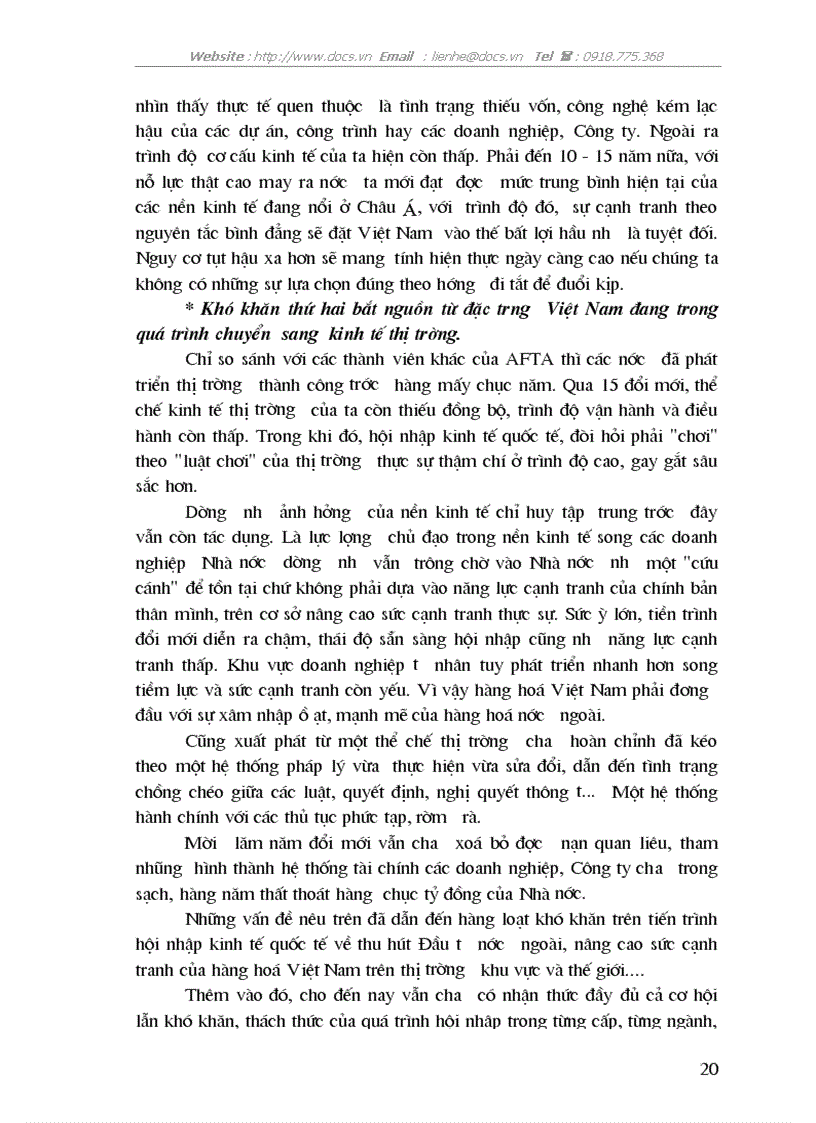 image for page Việt Nam trong quá trình hội nhập kinh tế