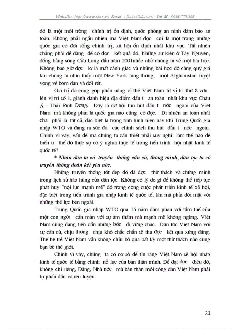 image for page Việt Nam trong quá trình hội nhập kinh tế