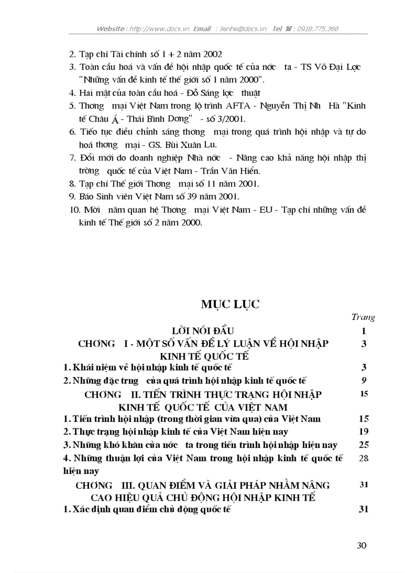 image for page Việt Nam trong quá trình hội nhập kinh tế