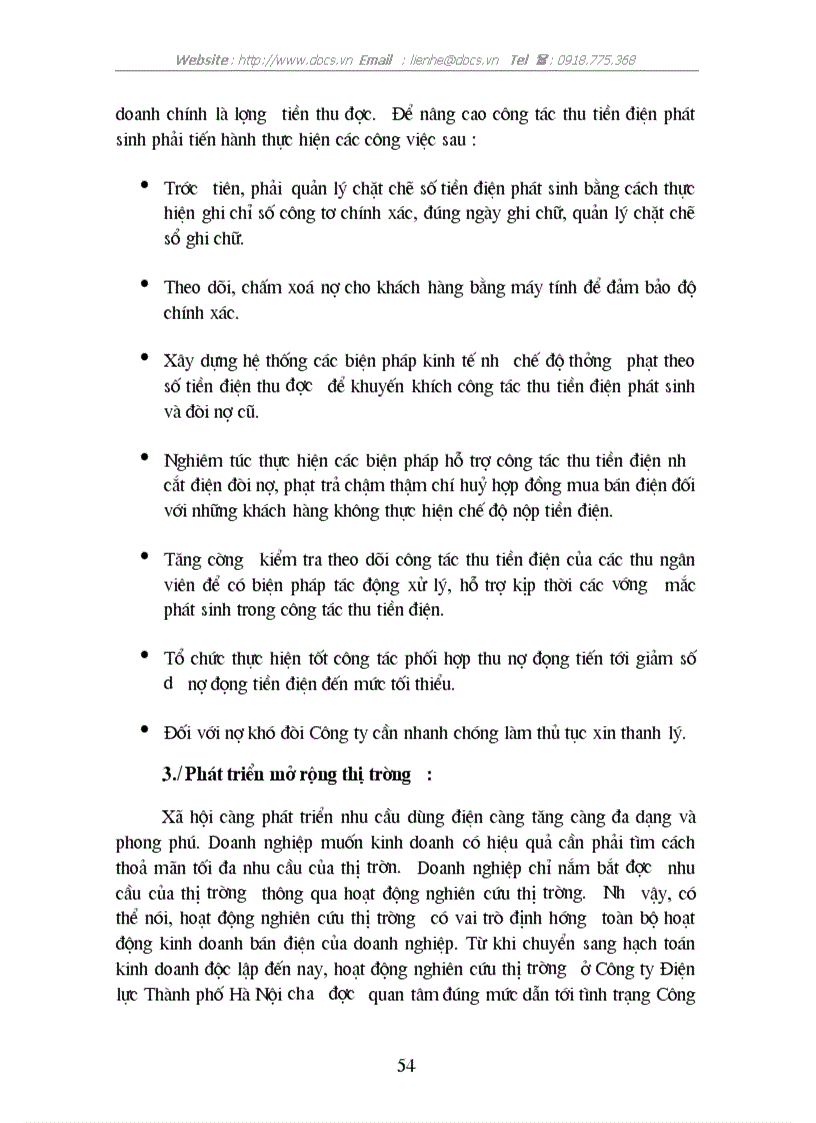 image for page Một số biện pháp nhằm hoàn thiện công tác kinh doanh bán điện ở Công ty Điện lực Thành phố Hà Nội