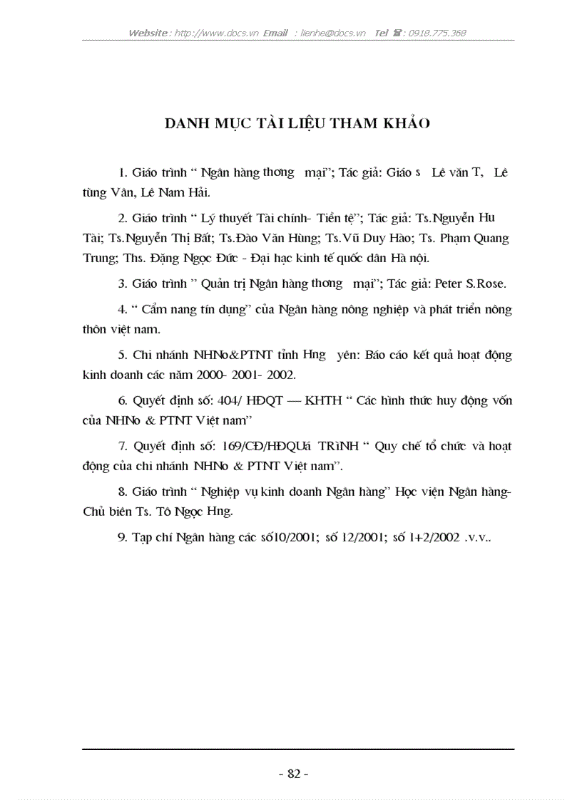 image for page Giải pháp nâng cao chất lượng tín dụng tại Ngân hàng nông nghiệp và phát triển nông thôn tỉnh Hưng Yên