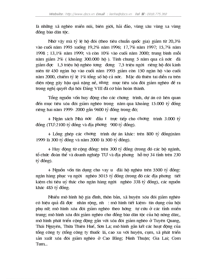 image for page Những giải pháp chủ yếu nhằm phát triển kinh tế và xoá đói giảm nghèo ở huyện Chiêm Hoá tỉnh Tuyên Quang