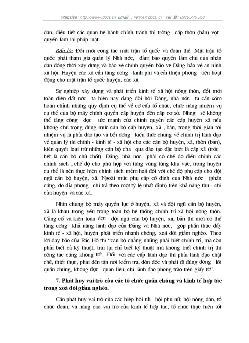 image for page Những giải pháp chủ yếu nhằm phát triển kinh tế và xoá đói giảm nghèo ở huyện Chiêm Hoá tỉnh Tuyên Quang