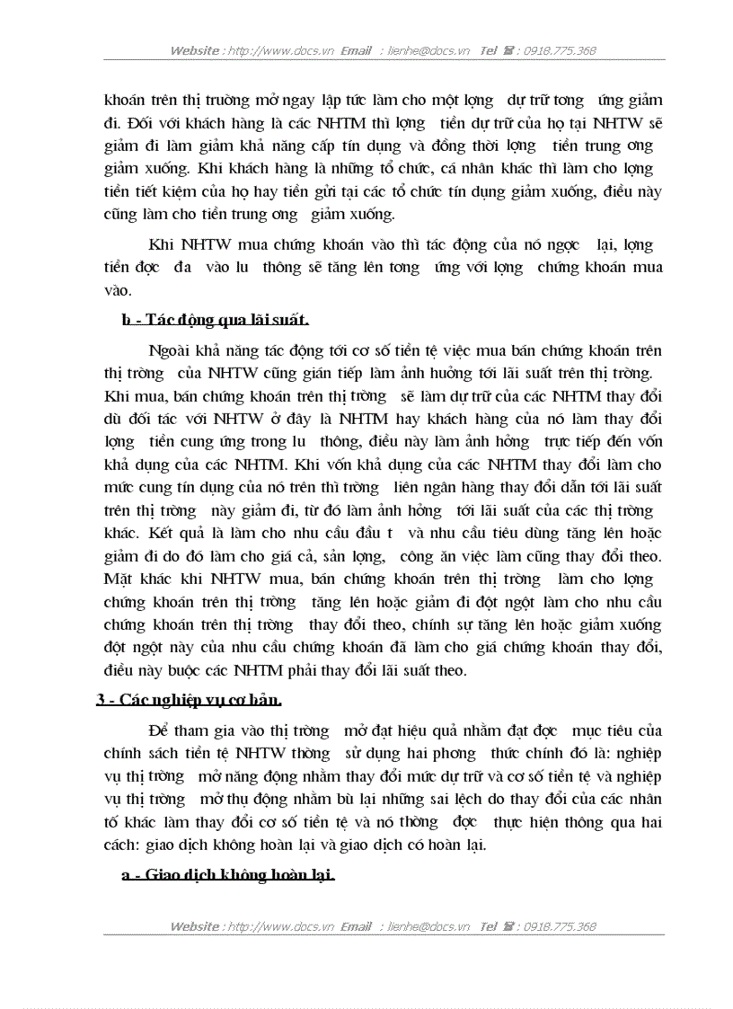 image for page Thực trạng của hoạt động nghiệp vụ thị trường mở ở việt nam hiện nay