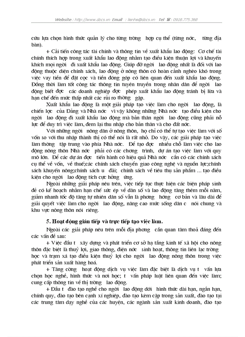 image for page Một số giải pháp tạo việc làm cho người lao động ở nông thôn Việt Nam hiện nay