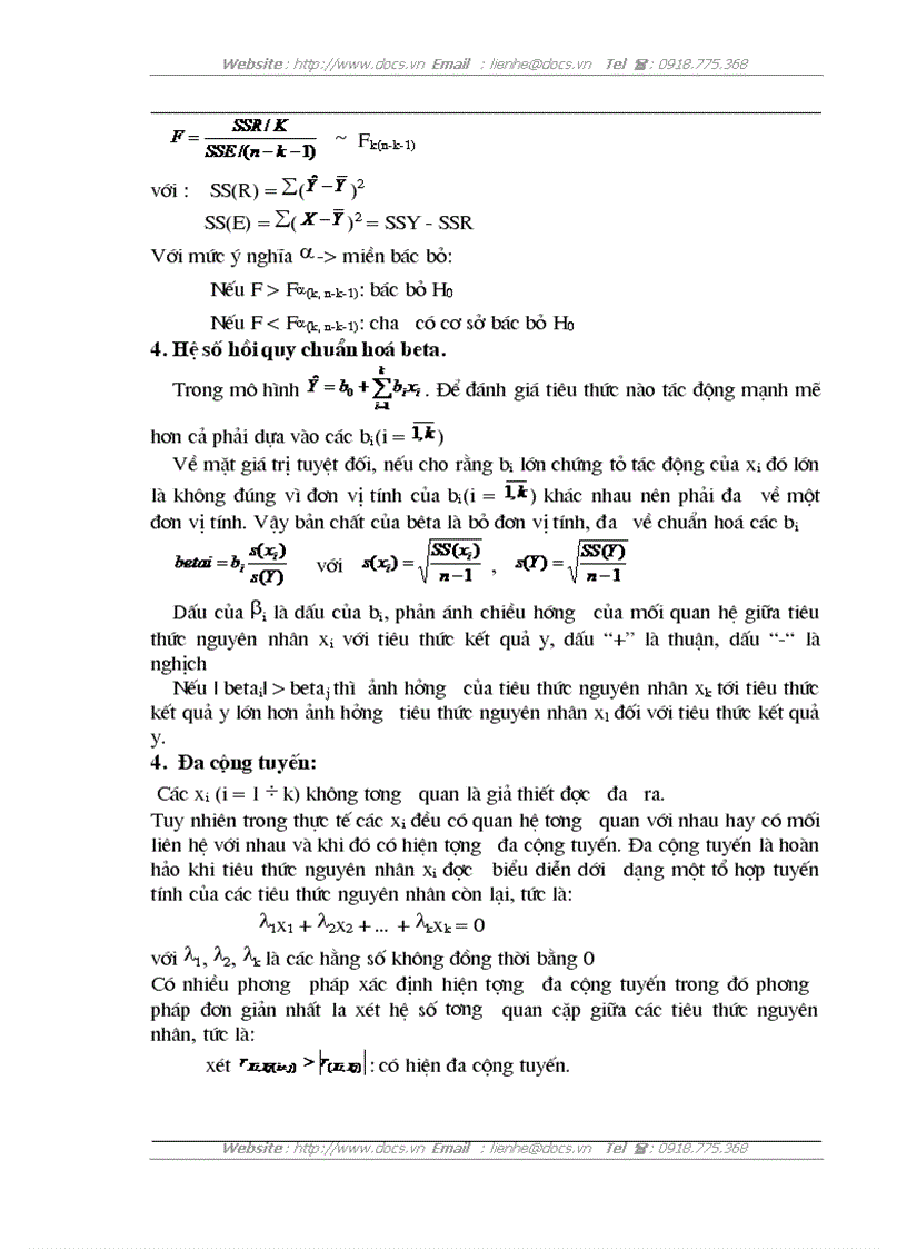 image for page Vận dụng phương pháp hồi quy tương quan để phân tích ảnh hưởng của chi phí quảng cáo đến doanh thu của công ty dệt may Hà Thủy