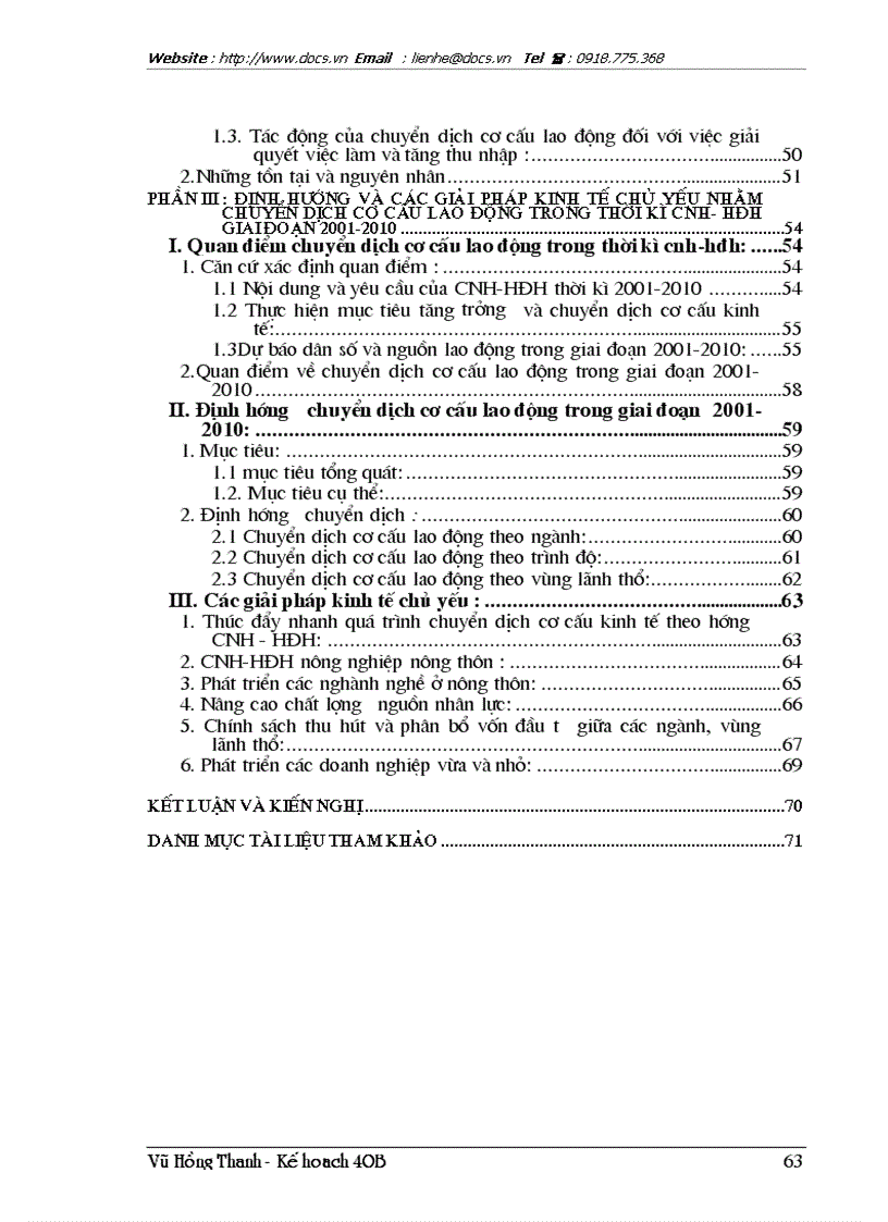 image for page Thực trạng và định hướng giải pháp kinh tế chủ yếu nhằm chuyển dịch cơ cấu lao động trong thời kỳ CNH HĐH