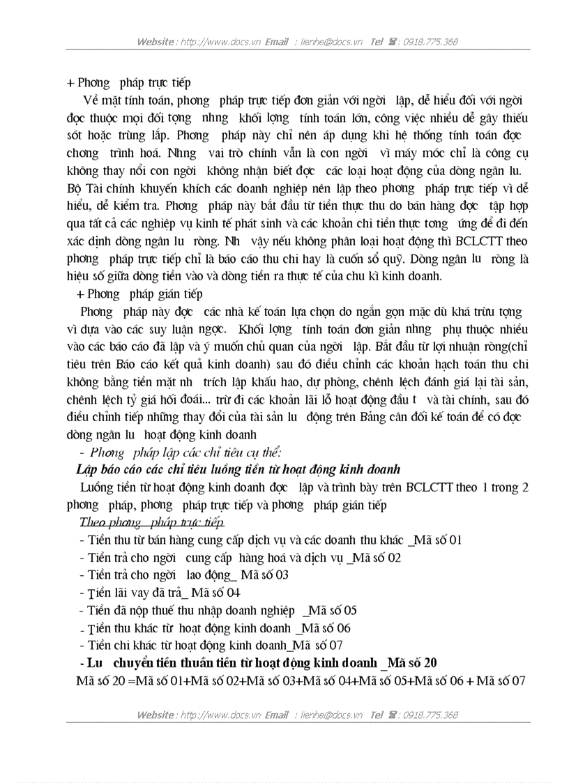 image for page Bàn về báo cáo lưu chuyển tiền tệvà việc phân tích tình hình tài chính của doanh nghiệp