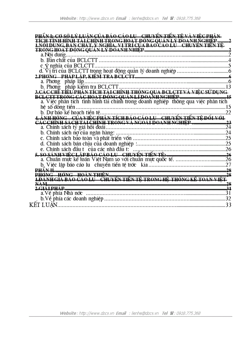 image for page Bàn về báo cáo lưu chuyển tiền tệvà việc phân tích tình hình tài chính của doanh nghiệp
