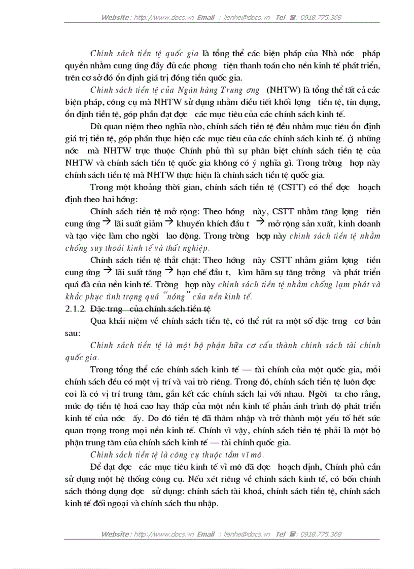 image for page Vai trò của chính sách tiền tệ trong điều tiết hoạt động kinh tế vĩ mô