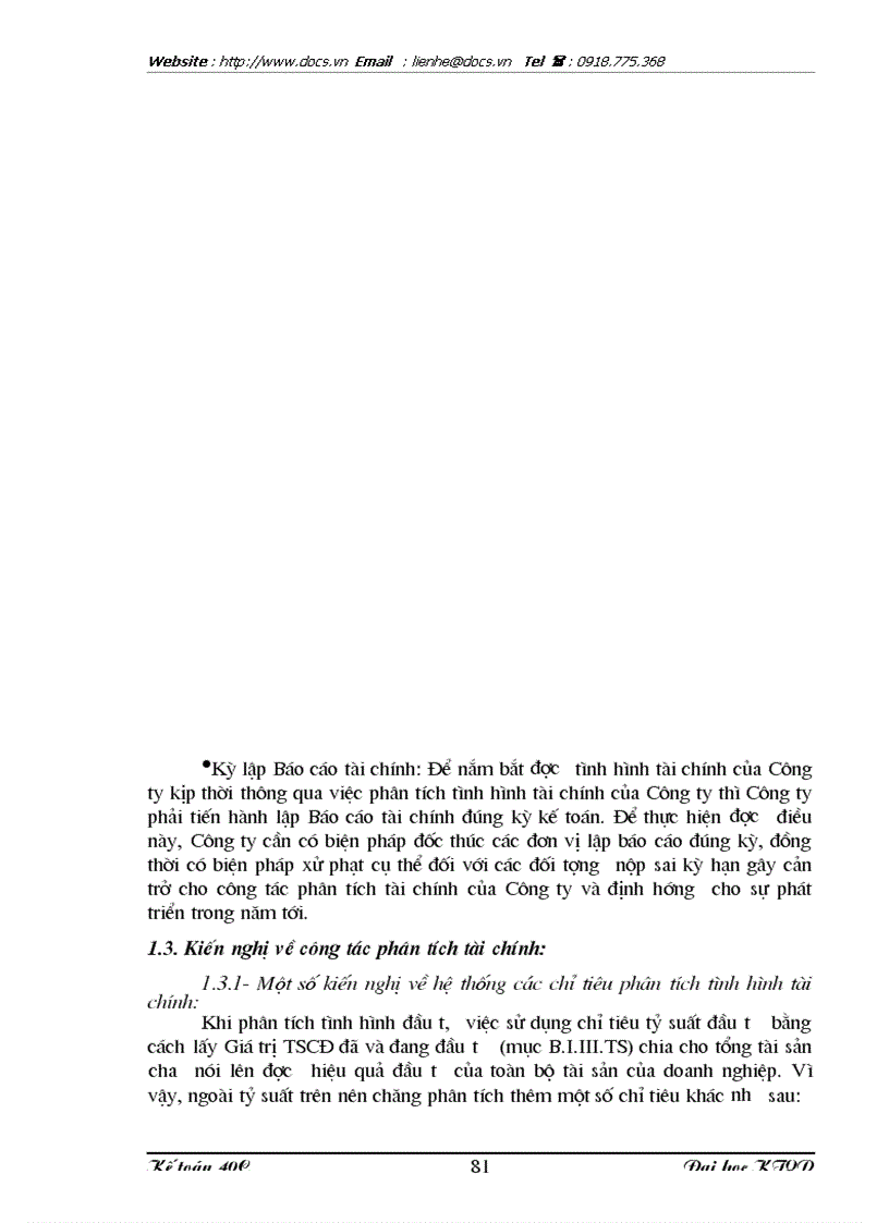 image for page Phân tích tình hình tài chính thông qua báo cáo tài chính kế toán và nâng cao hiệu quả sử dụng vốn kinh doanh tại Công ty Dụng cụ cắt và Đo lường cơ k