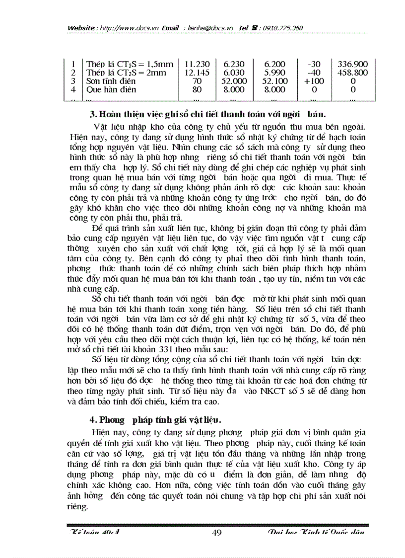 image for page Thực trạng và 1 số kiến nghị nhằm hoàn thiện công tác tổ chức kế toán vật liệu tại Công ty Cơ khí may Gia Lâm