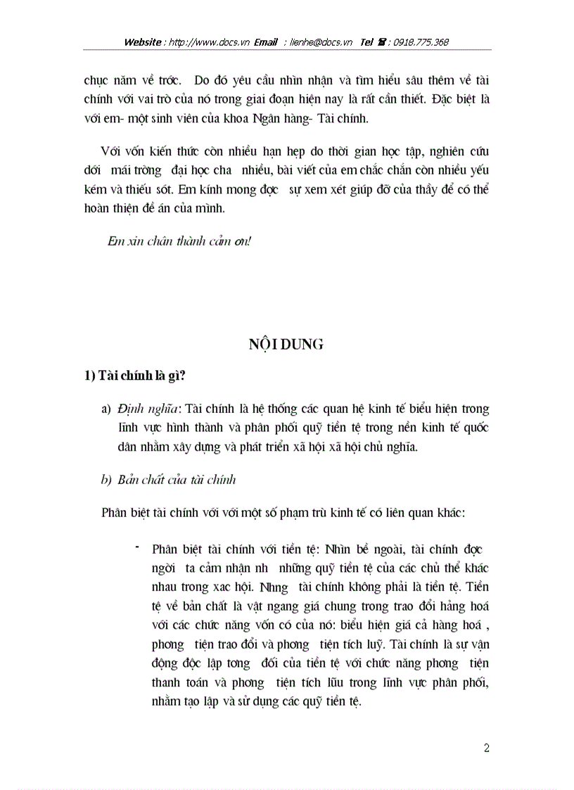 image for page Sự cần thiết bản chất và chức năng của tài chính Vai trò của tài chính đối với sự phát triển kinh tế thị trường định hướng xhcn ở việt nam