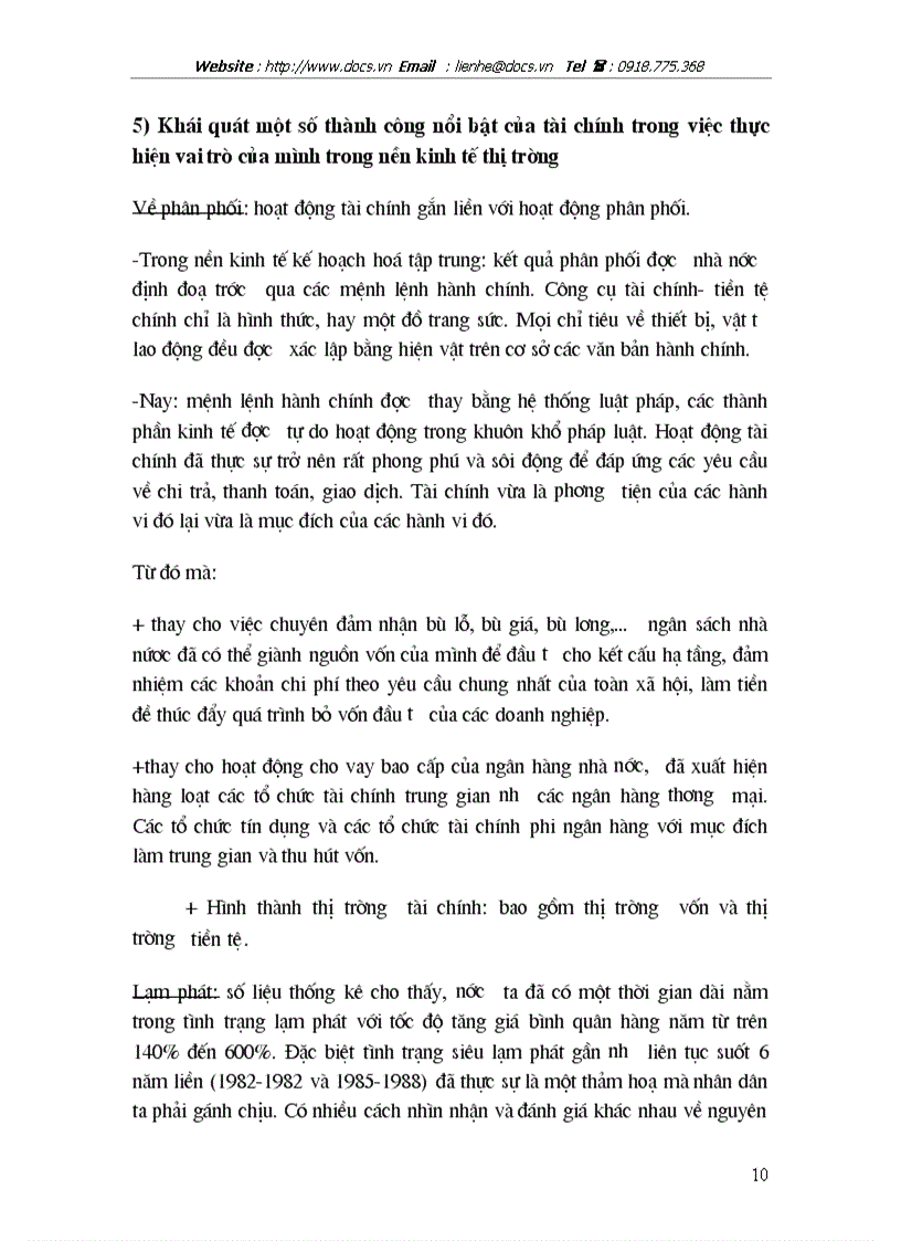 image for page Sự cần thiết bản chất và chức năng của tài chính Vai trò của tài chính đối với sự phát triển kinh tế thị trường định hướng xhcn ở việt nam