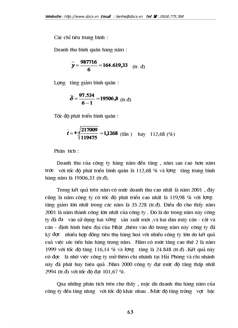 image for page Phân tích thống kê kết quả tiêu thụ hàng hoá ở trung tâm kinh doanh thép Nam Hải Công ty Nam Vang