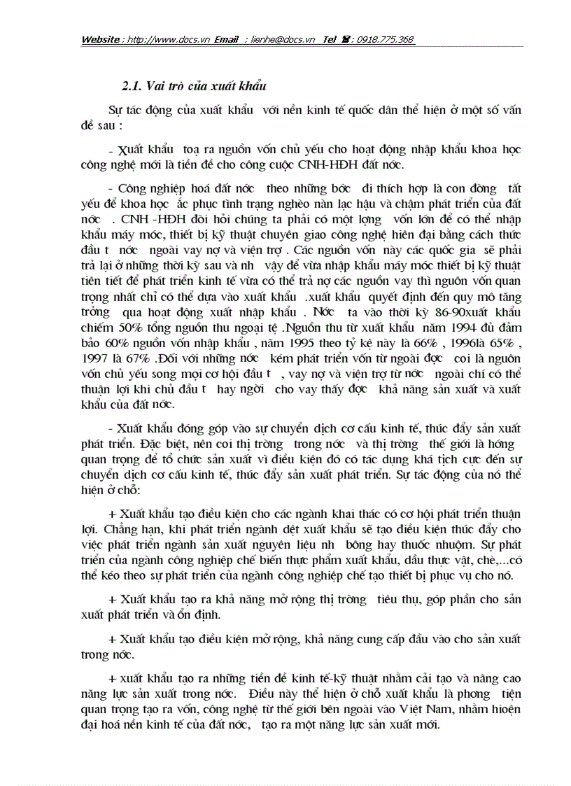 image for page Thực trạng và giải pháp trong phương pháp thống kê phân tích và dự đoán giá trị xuất nhập khẩu hàng hoá ở Việt Nam