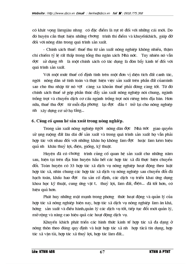 image for page Những biện pháp kinh tế chủ yếu nhằm chuyển dịch cơ cấu cây trồng trên địa bàn huyện Thanh Trì Hà Nội