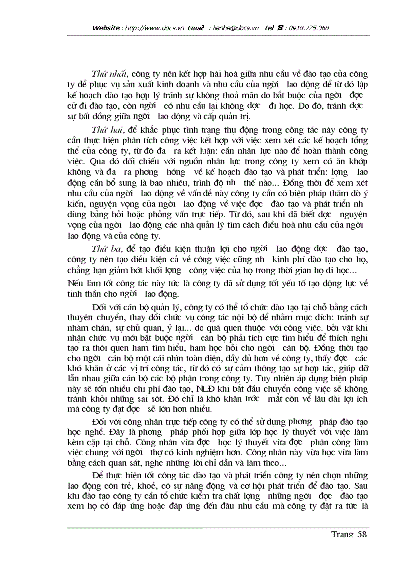 image for page 1số giải pháp nhằm nâng cao hiệu quả công tác tạo động lực cho người lao động tại Công ty Xây dựng số 4