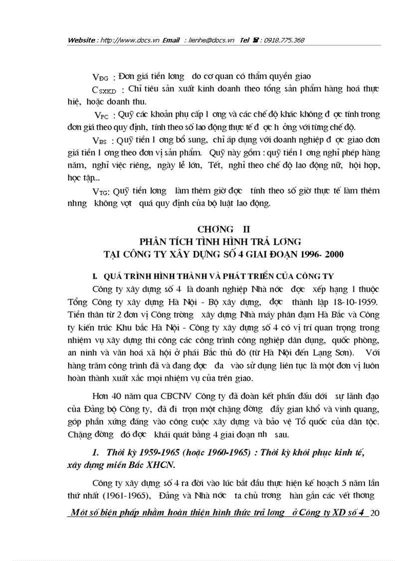 image for page 1số biện pháp nhằm hoàn thiện hình thức trả lương ở Công ty xây dựng số 4 Tổng Công ty xây dựng Hà Nội
