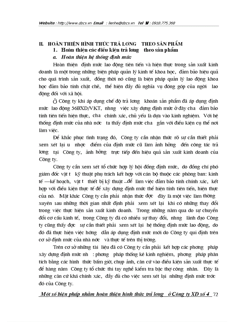 image for page 1số biện pháp nhằm hoàn thiện hình thức trả lương ở Công ty xây dựng số 4 Tổng Công ty xây dựng Hà Nội