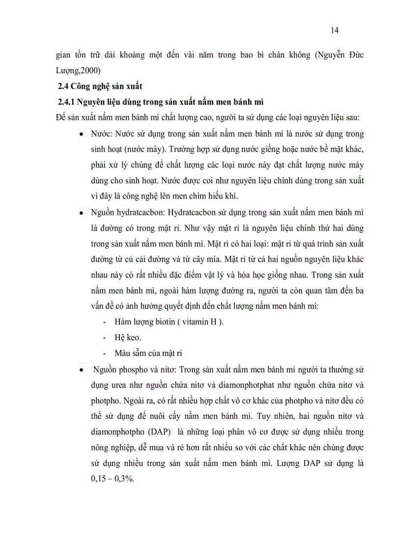 image for page Khảo sát các phương pháp tăng khả năng chịu nhiệt của nấm men