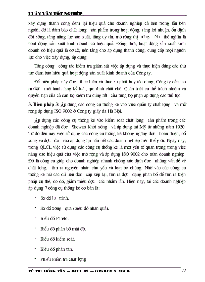 image for page Những biện pháp để duy trì và phát triển việc áp dụng hệ thống quản lý chất lượng theo ISO 9002 ở Công ty da giầy Hà Nội