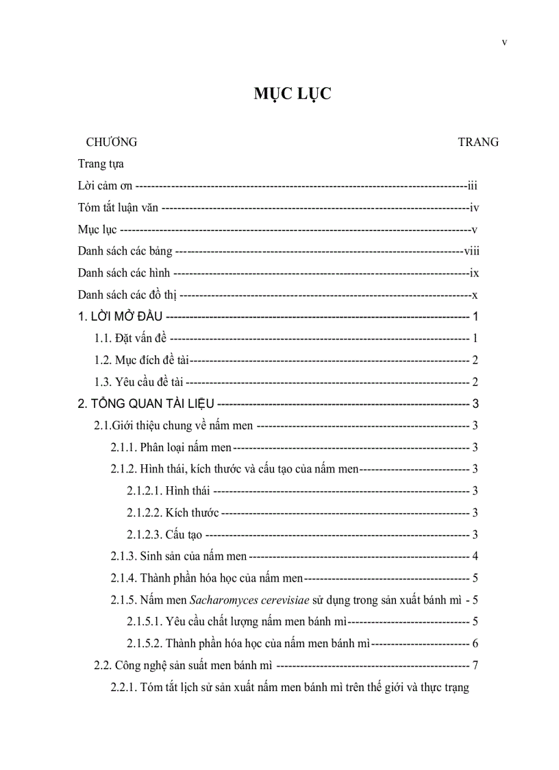 image for page Nghiên cứu quy trình sấy men bánh mì bằng phương pháp sấy tầng sôi