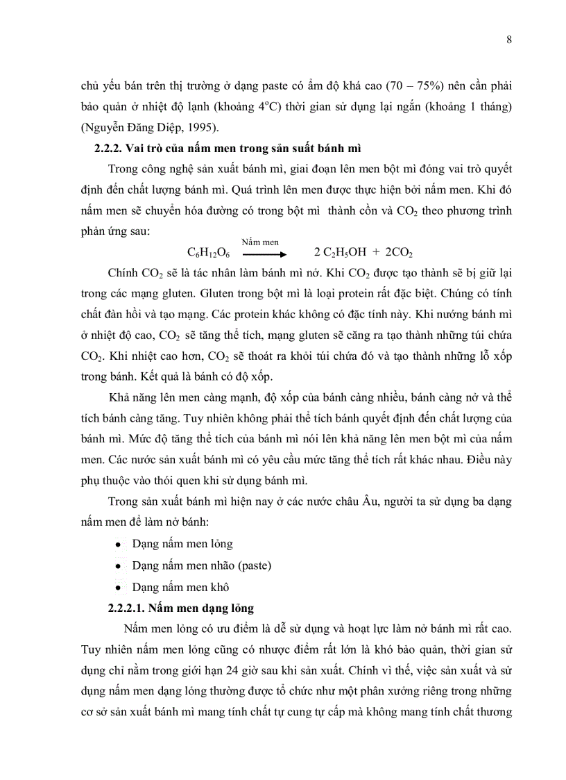 image for page Nghiên cứu quy trình sấy men bánh mì bằng phương pháp sấy tầng sôi