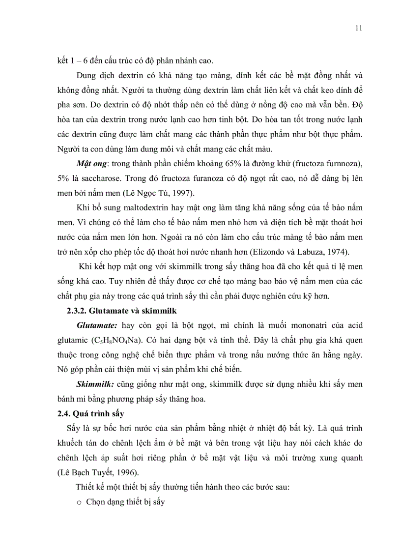 image for page Nghiên cứu quy trình sấy men bánh mì bằng phương pháp sấy tầng sôi