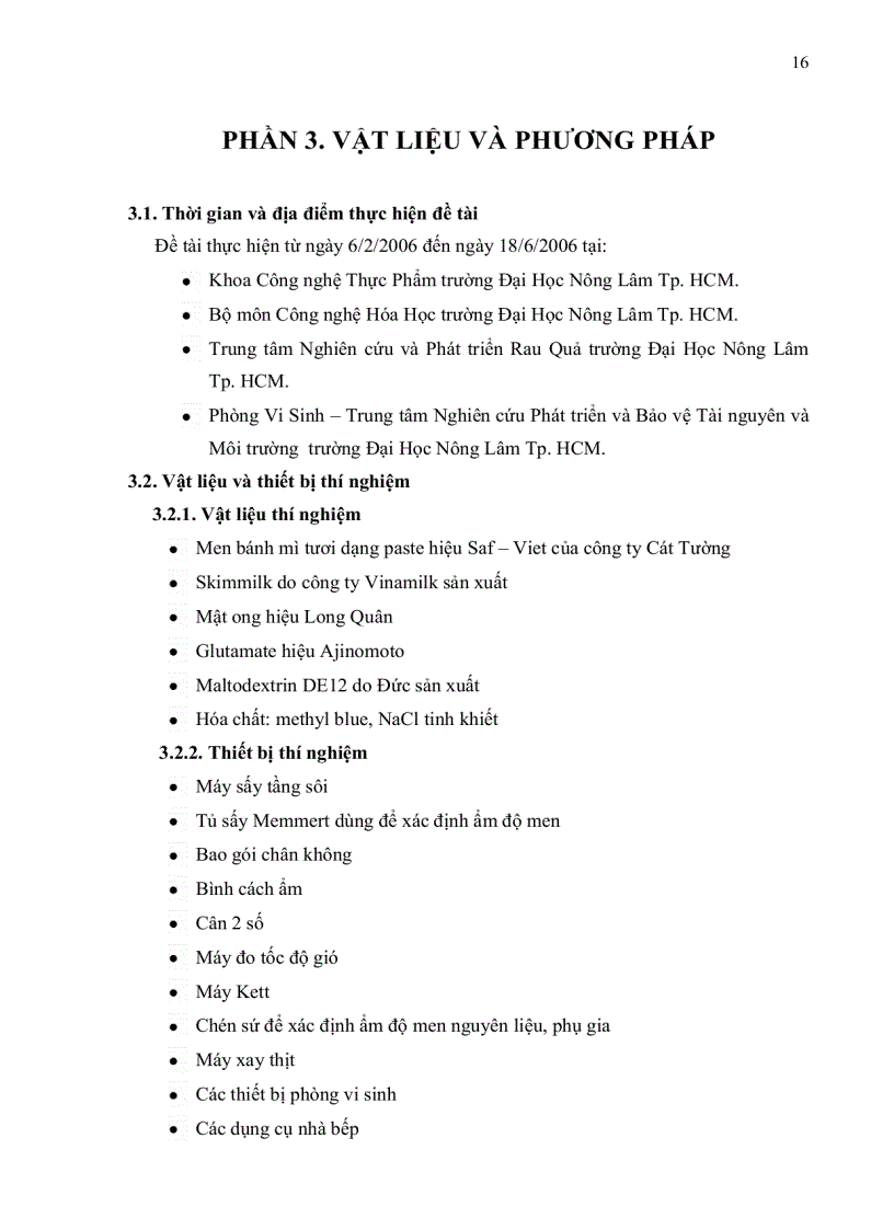 image for page Nghiên cứu quy trình sấy men bánh mì bằng phương pháp sấy tầng sôi